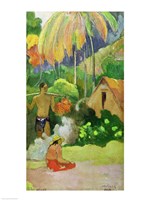 Landscape in Tahiti Fine Art Print