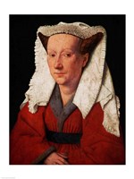 Portrait of Margaret van Eyck, 1439 Fine Art Print