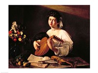 The Lute Player, c.1595 Fine Art Print