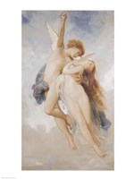 Cupid and Psyche, 1889 by William Adolphe Bouguereau, 1889 - various sizes