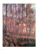 The Cote des Boeufs at L'Hermitage, Pontoise, 1877 by Camille Pissarro, 1877 - various sizes, FulcrumGallery.com brand