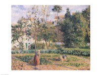 Vegetable Garden at the Hermitage, Pontoise, 1879 Fine Art Print