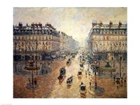 Avenue de L'Opera, Paris, 1898 Fine Art Print
