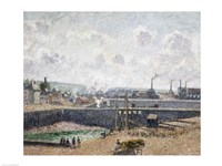 Low Tide at Duquesne Docks, Dieppe, 1902 by Camille Pissarro, 1902 - various sizes