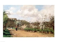 View from Louveciennes, 1869-70 Fine Art Print