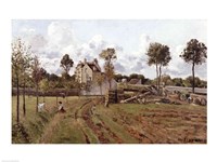 Pontoise Landscape, c.1872 Fine Art Print