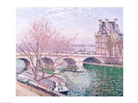 The Pont-Royal and the Pavillon de Flore, 1903 Fine Art Print