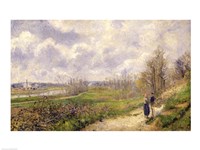 La Sente du Chou, near Pontoise, 1878 Fine Art Print