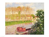 Sunset at Moret-sur-Loing, 1901 Fine Art Print