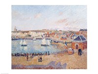 The Outer Harbour at Dieppe, 1902 Fine Art Print