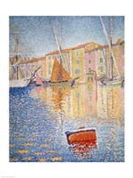 The Red Buoy, Saint Tropez, 1895 Fine Art Print