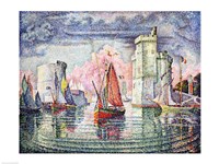 The Port at La Rochelle, 1921 Fine Art Print