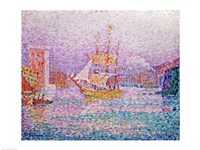 Harbour at Marseilles, c.1906 Fine Art Print