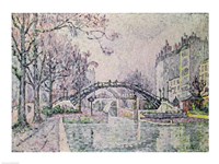 The Canal Saint-Martin, 1933 Fine Art Print