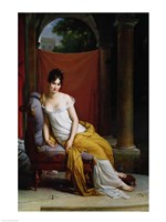 Portrait of Madame Recamier Fine Art Print