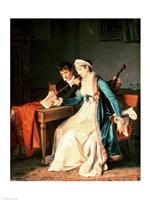 The Music Lesson, 1790 by Francois Gerard, 1790 - various sizes, FulcrumGallery.com brand