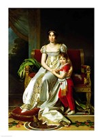 Hortense de Beauharnais and Child Fine Art Print