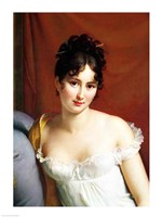 Portrait of Madame Recamier - detail Fine Art Print