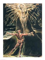 Jerusalem The Emanation of the Giant Albion; Albion before Christ crucified on the Tree of Knowledge and Good and Evil Fine Art Print