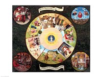 Tabletop of the Seven Deadly Sins and the Four Last Things Fine Art Print
