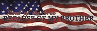 Military Brother by Lauren Rader - 18" x 6" - $9.99
