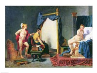 Apelles Painting Campaspe in the Presence of Alexander the Great Fine Art Print