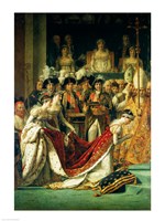 The Consecration of the Emperor Napoleon and the Coronation of the Empress Josephine, detail Fine Art Print