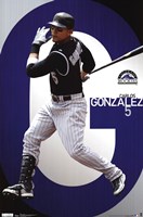 Rockies - C Gonzalez 11 Wall Poster