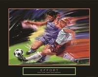 Effort - Soccer Fine Art Print