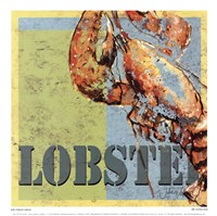 Lobster by Julie Ueland - 11" x 11"