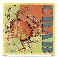 Crab by Julie Ueland - 11" x 11"