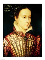 Miniature of Mary Queen of Scots, c.1560 Fine Art Print
