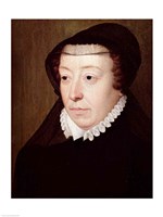 Portrait of Catherine de Medici Fine Art Print