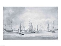 Shipping in the Thames Fine Art Print