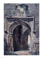 East Bergholt Church: South Archway of the Ruined Tower, 1806 Fine Art Print