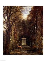 The Cenotaph to Reynold's Memory, Coleorton, c.1833 Fine Art Print