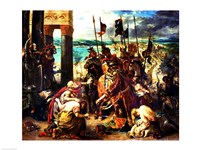 The Crusaders' entry into Constantinople Fine Art Print