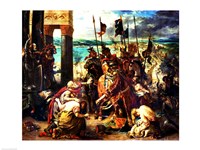 The Crusaders' entry into Constantinople Fine Art Print