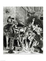 Mephistopheles and the Drinking Companions, from Goethe's Faust, 1828 Fine Art Print