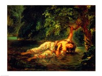 The Death of Ophelia, 1844 Fine Art Print