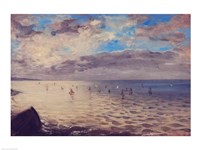 Sea Viewed from the Heights of Dieppe Fine Art Print