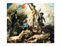 Study for Liberty Leading the People by Eugene Delacroix - various sizes