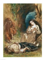 Lelia in the Cave Fine Art Print