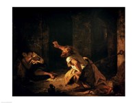 The Prisoner of Chillon, 1834 Fine Art Print