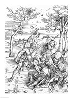 Hercules Killing the Molionides Fine Art Print