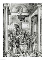 The Virgin and Child with Saints Fine Art Print