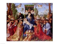 The Festival of the Rosary, 1506 Fine Art Print