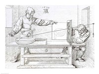 Instrument of Mathematical Precision for Designing Objects in Perspective Fine Art Print