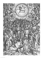 Scene from the Apocalypse, Adoration of the Lamb Fine Art Print