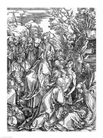The entombment of Christ, from 'The Great Passion' Fine Art Print